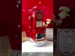 Κλασικό γάμο Τηλεφώνημα Βιβλίο καλεσμένων Ρετρό χειροτεχνία Γενέθλια Τηλεφώνημα Βιβλίο καλεσμένων Γάμος