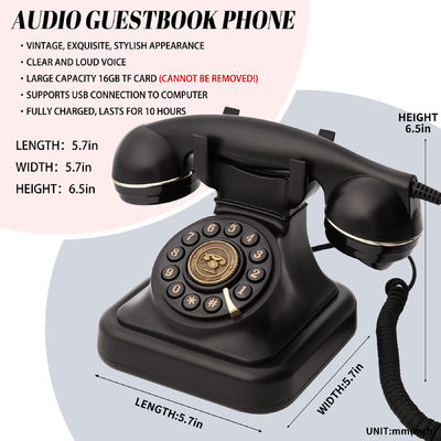 USB Τηλεφωνικό μήνυμα Κωδικός επισκεπτών 32GB Audio Κωδικός επισκεπτών Γάμος Για ειδική περίσταση